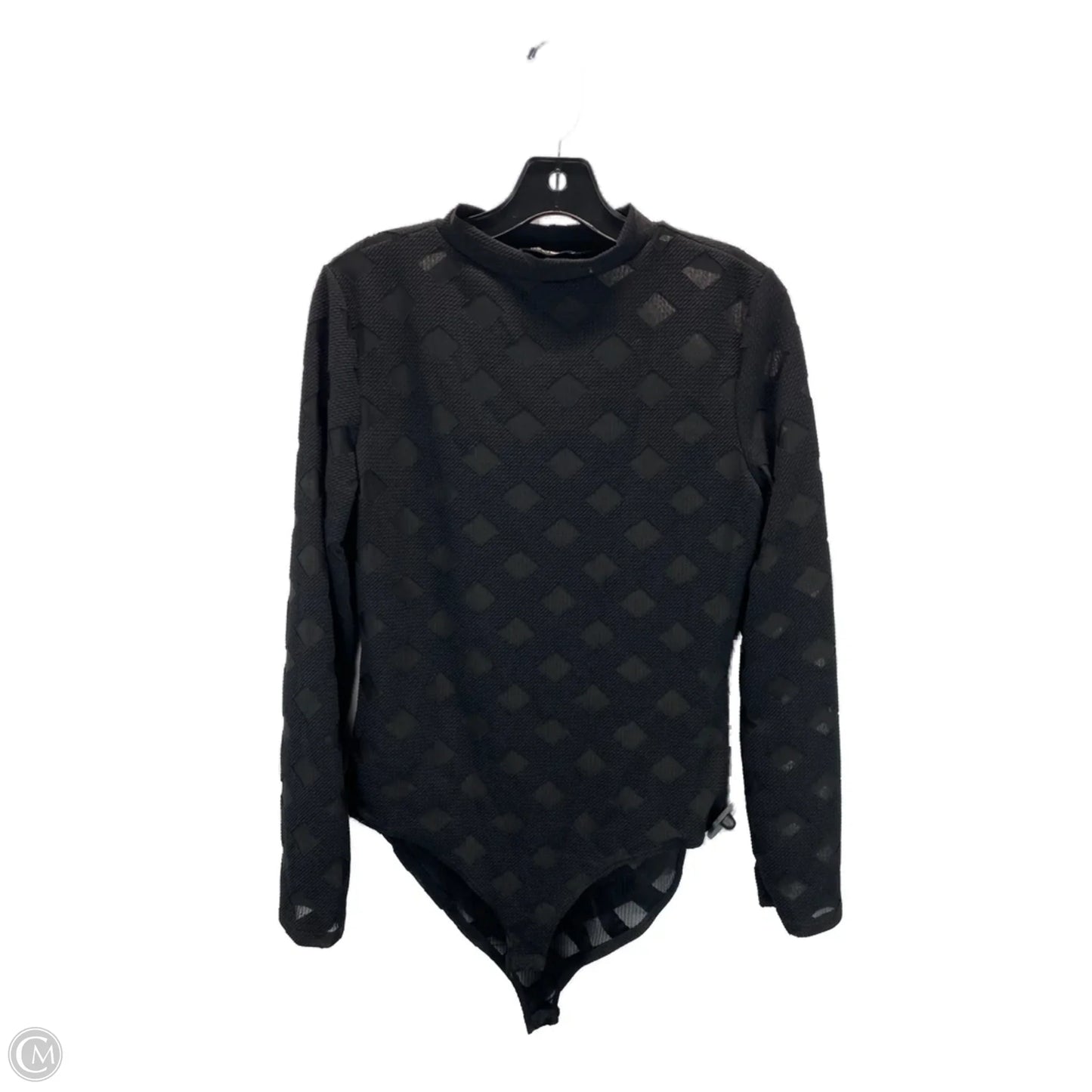 Top Long Sleeve By Fashion Nova In Black, Size: 2x