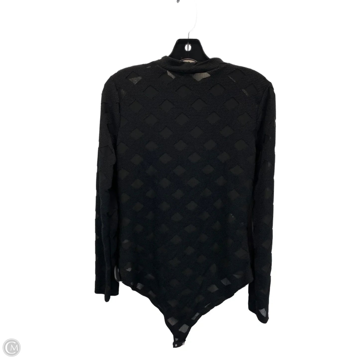 Top Long Sleeve By Fashion Nova In Black, Size: 2x