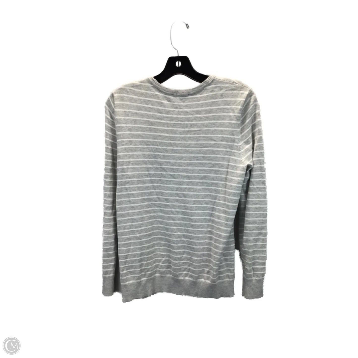 Cardigan By Jones New York In Striped Pattern, Size: M