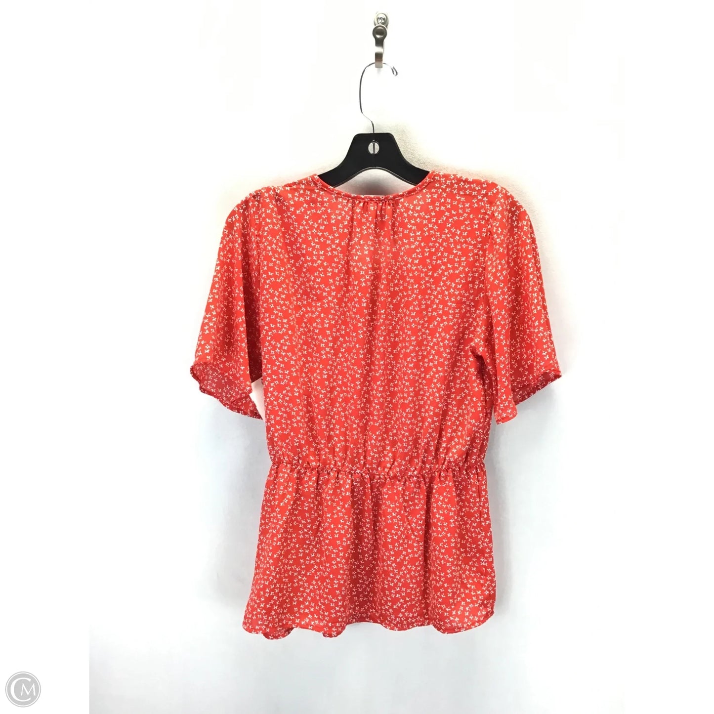 Top Short Sleeve By Sienna Sky In Red & White, Size: L