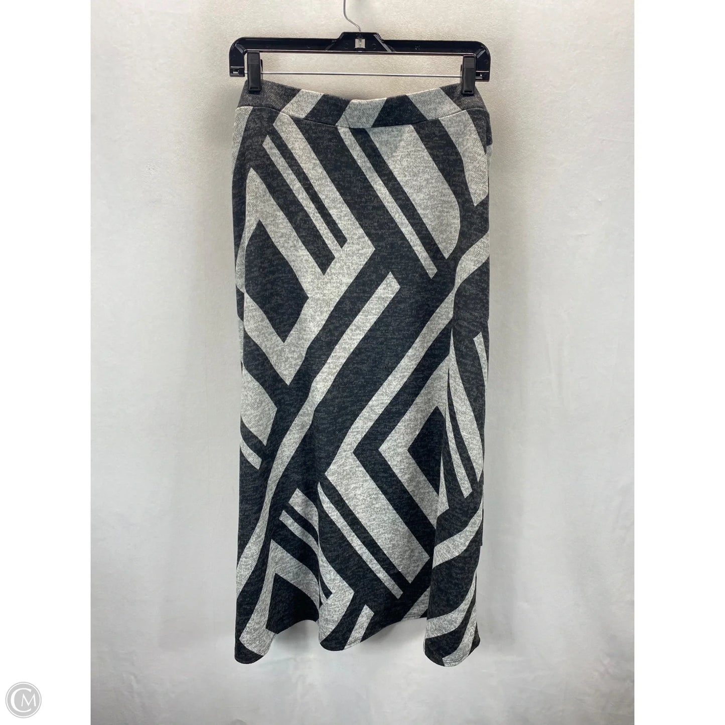 Skirt Midi By Clothes Mentor In Grey, Size: L