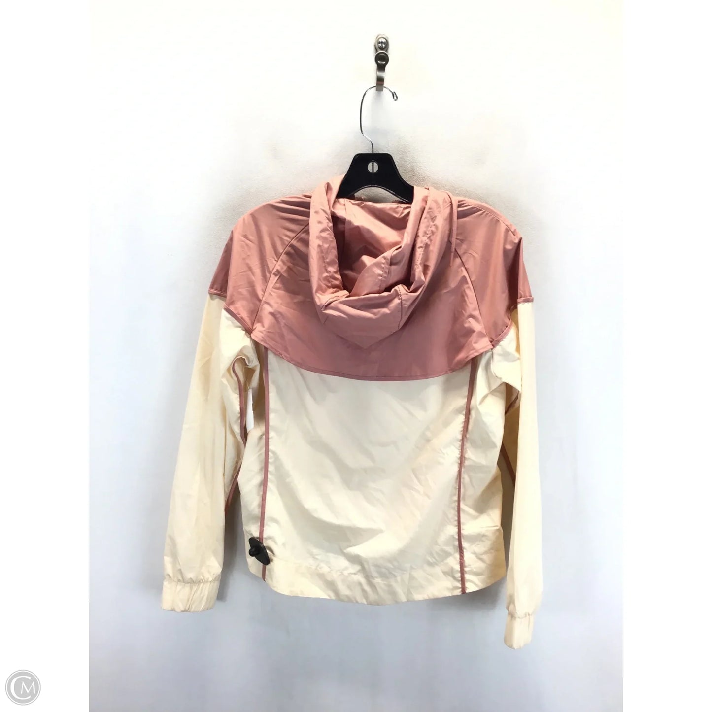 Jacket Windbreaker By Nike Apparel In Peach, Size: Xs