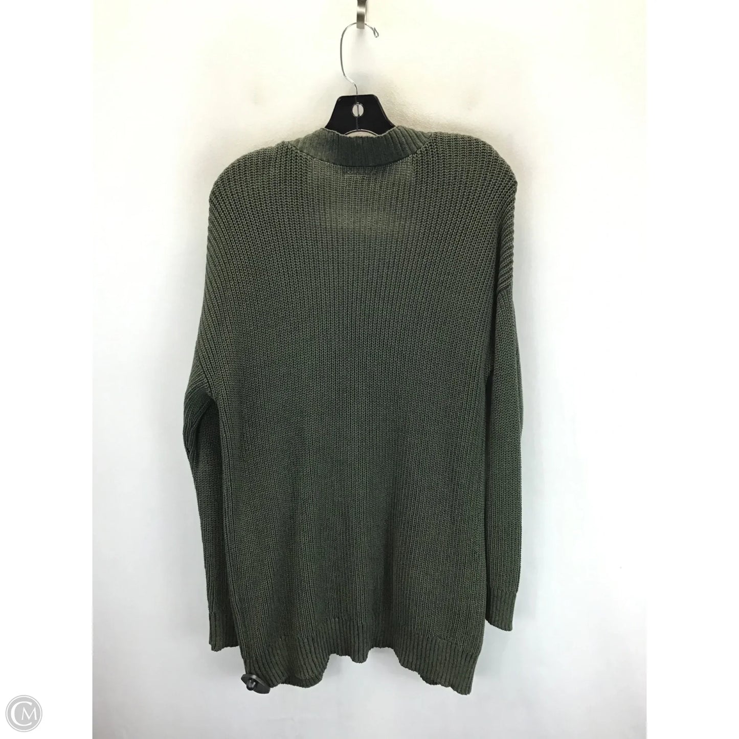 Sweater Cardigan By Ana In Green, Size: S