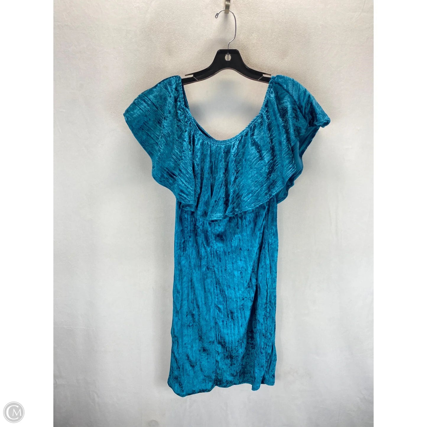 Dress Casual Midi By Clothes Mentor In Teal, Size: 1x