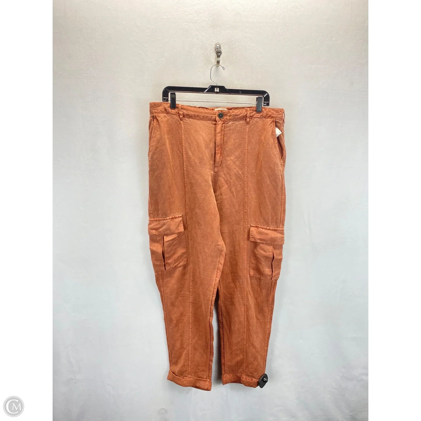 Pants Cargo & Utility By Nicole Miller In Orange, Size: Xl