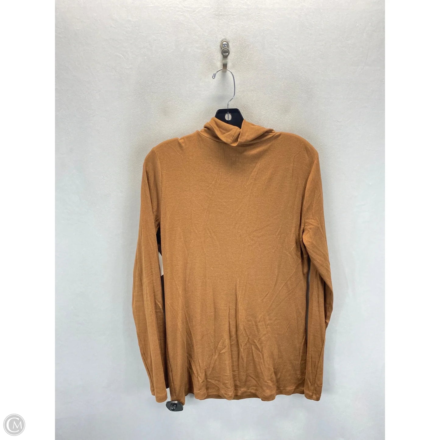 Top Long Sleeve By A New Day In Tan, Size: L