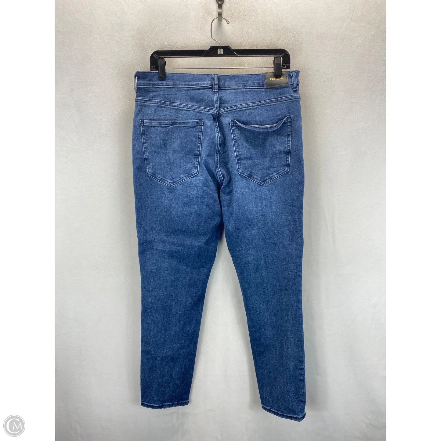 Jeans Skinny By Express In Blue, Size: 14
