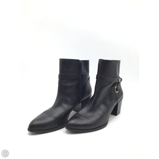 Boots Ankle Heels By Anne Klein In Black, Size: 10