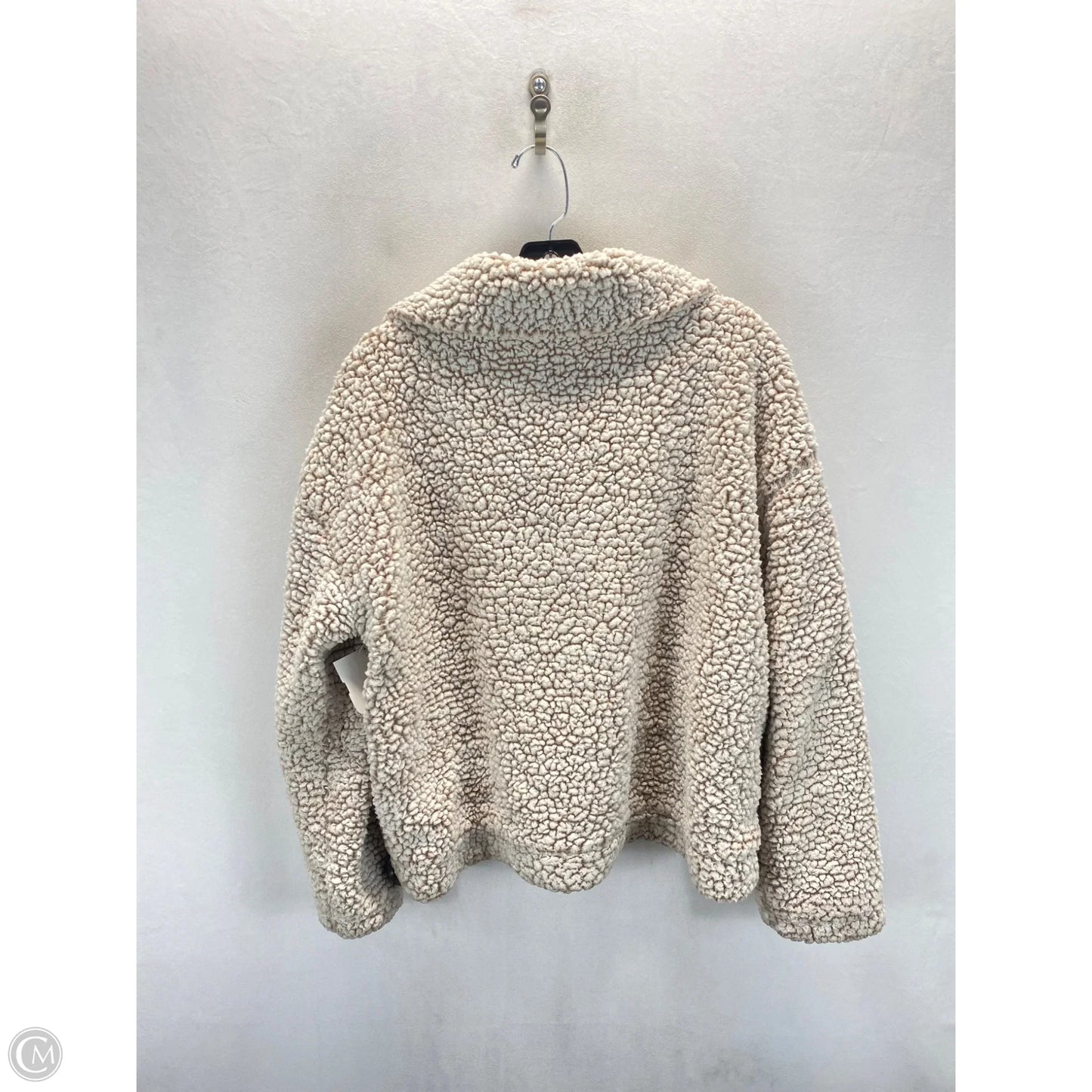 Sweatshirt Crewneck By Thread And Supply In Pink & White, Size: M