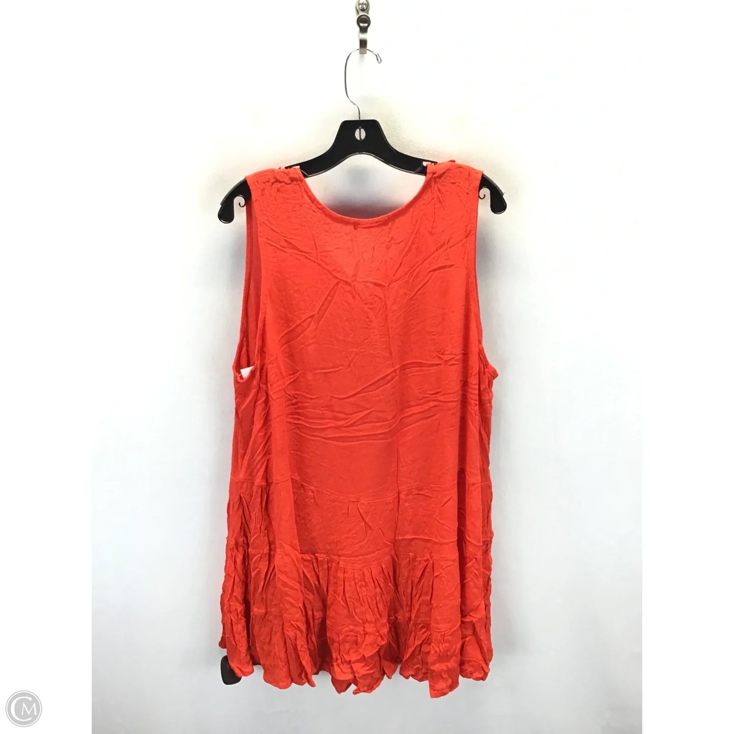Top Sleeveless By Indigo Soul In Orange, Size: 3x