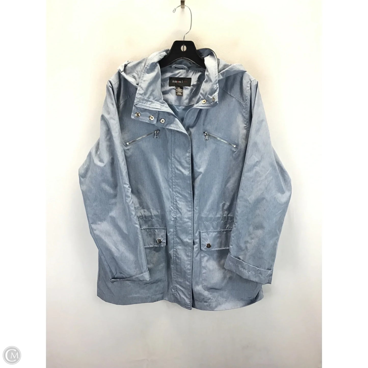 Jacket Other By Style And Company In Blue, Size: M