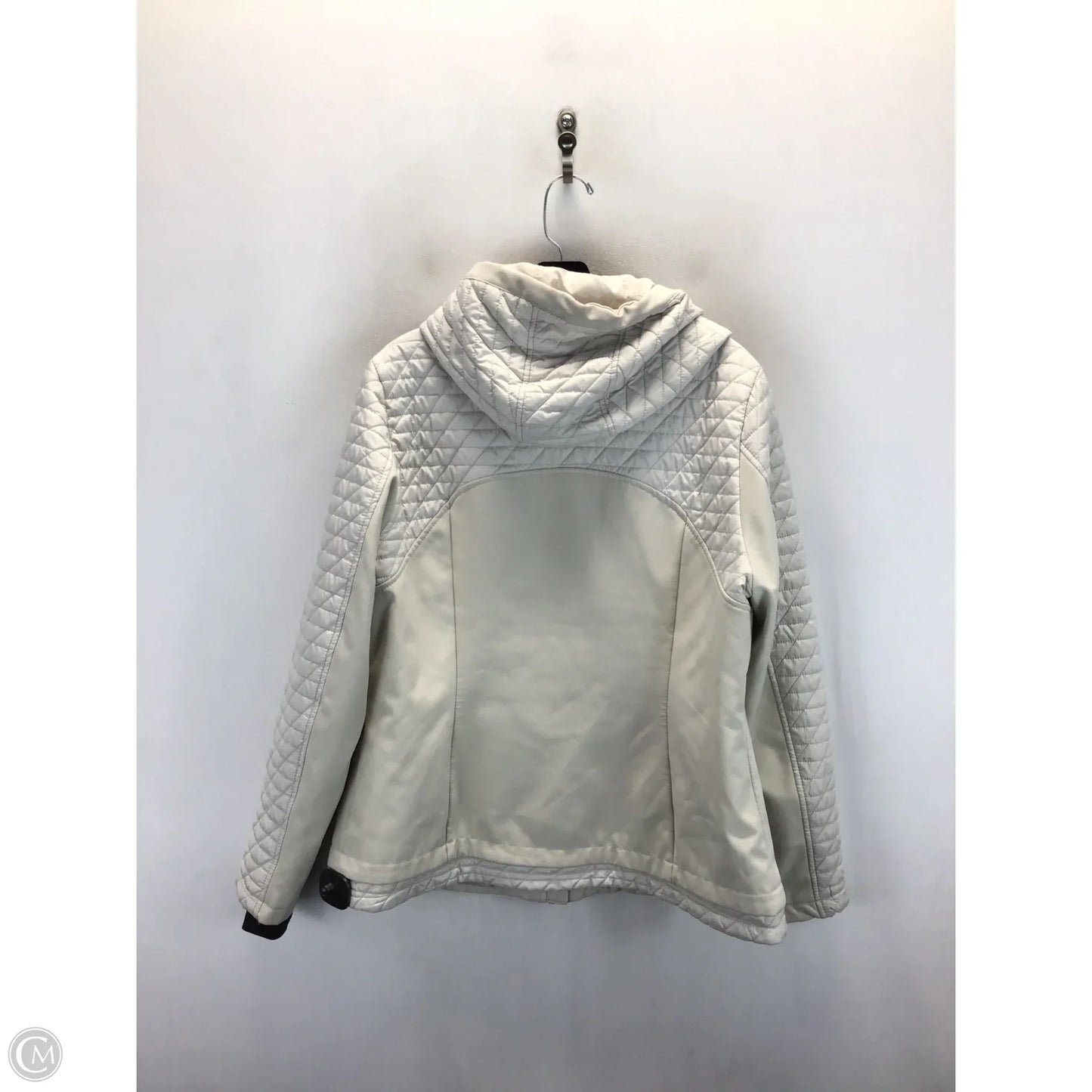 Jacket Puffer & Quilted By Skechers In Beige, Size: L