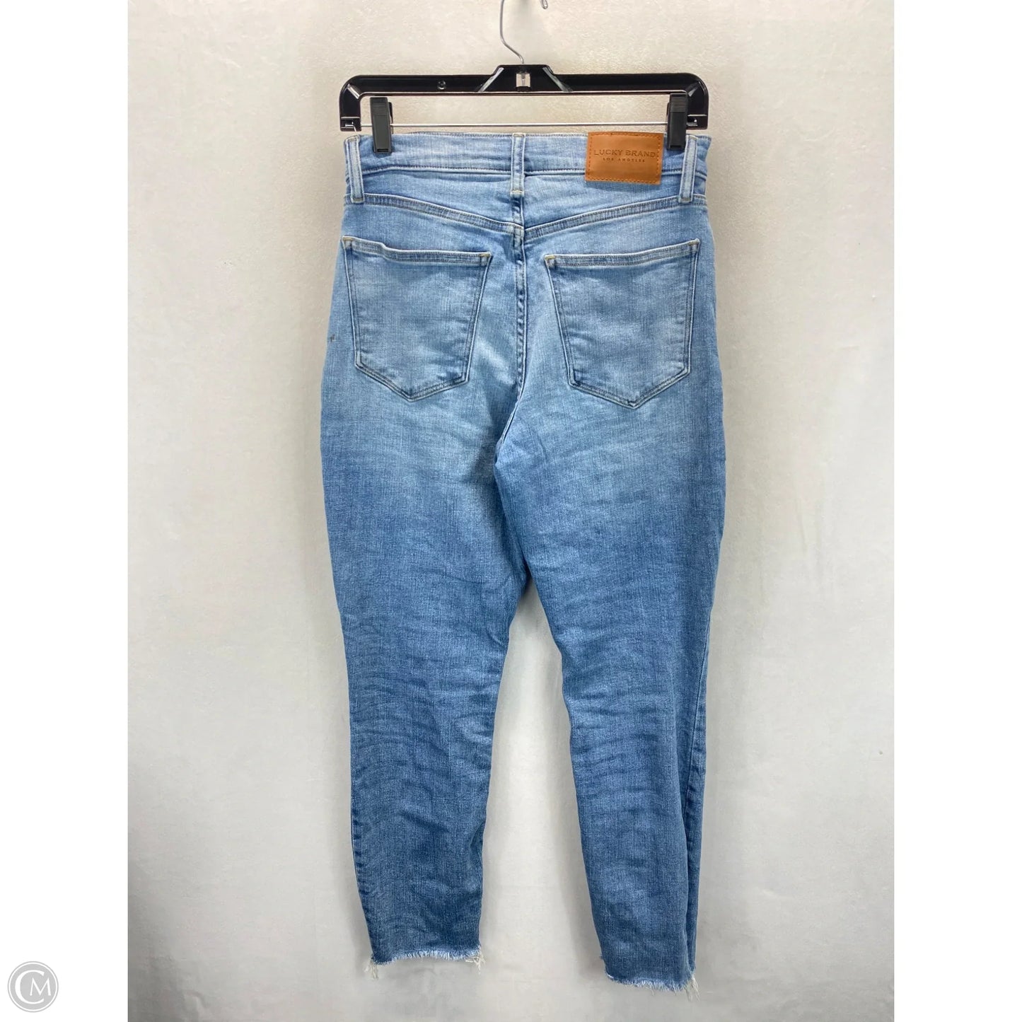 Jeans Cropped By Lucky Brand In Blue, Size: 8