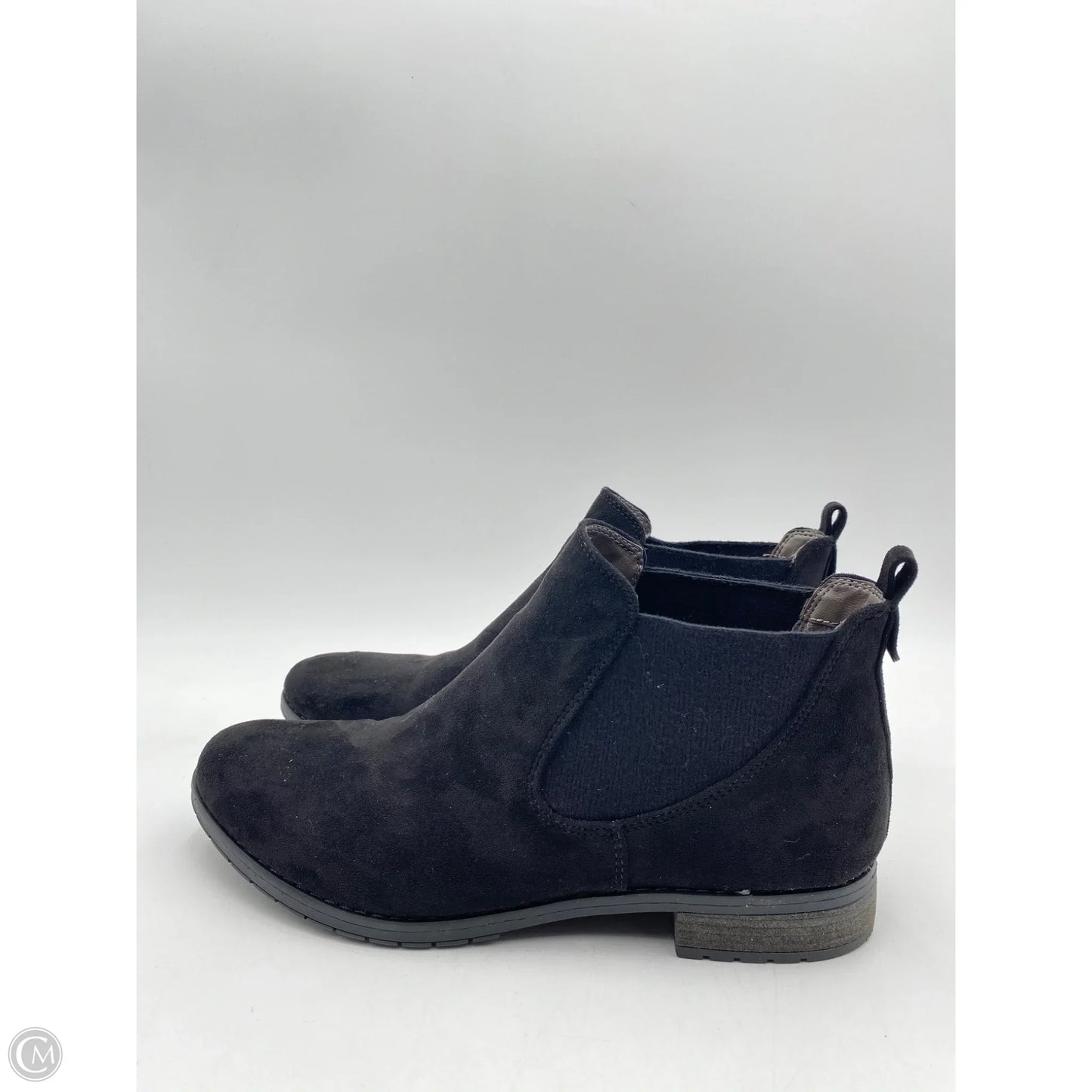 Boots Ankle Flats By Sofft In Black, Size: 11