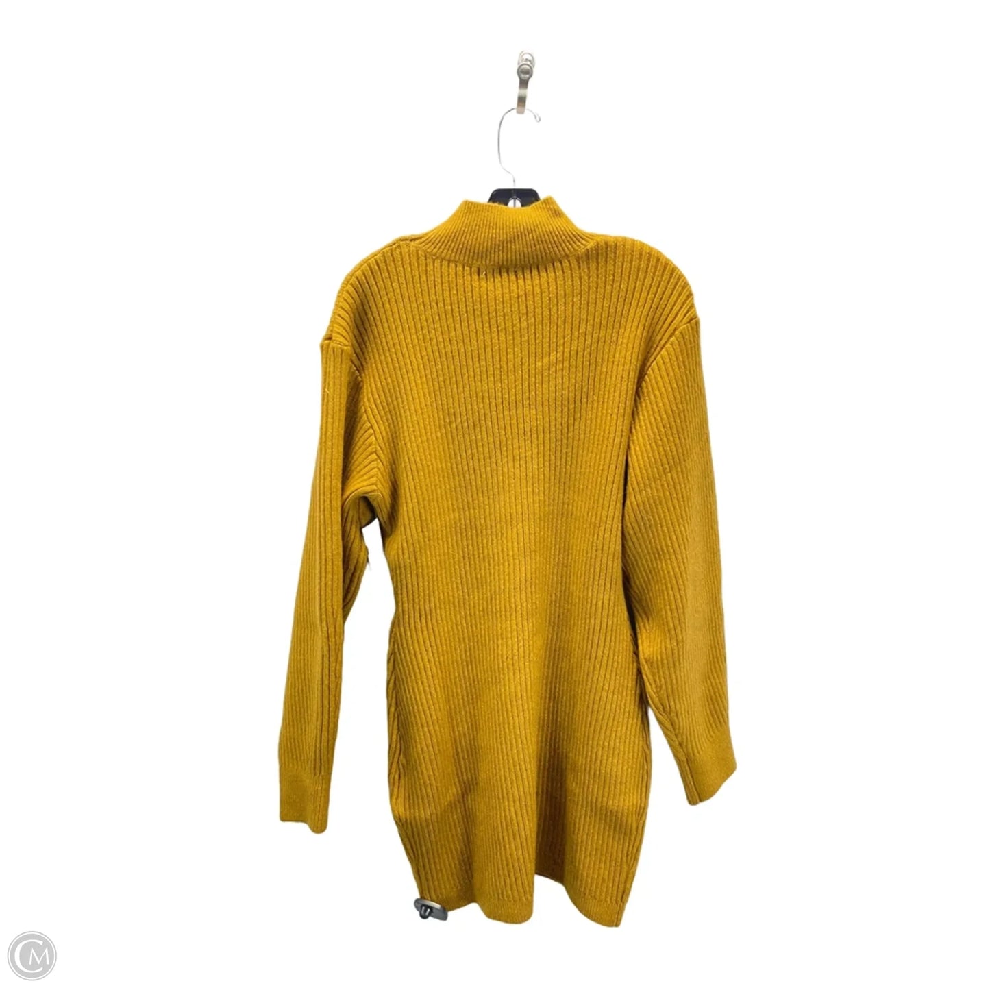 Dress Sweater By H&m In Yellow, Size: M