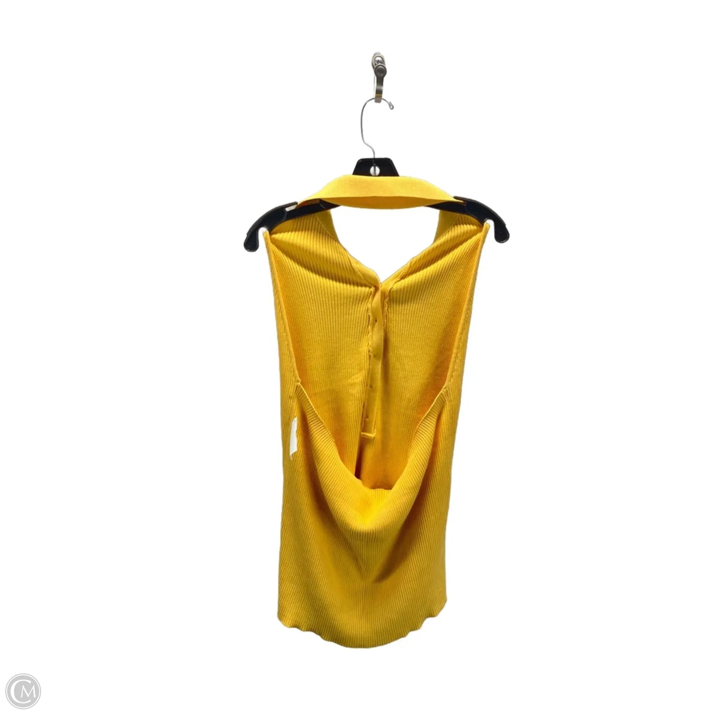 Top Sleeveless By Eloquii In Yellow, Size: 2x