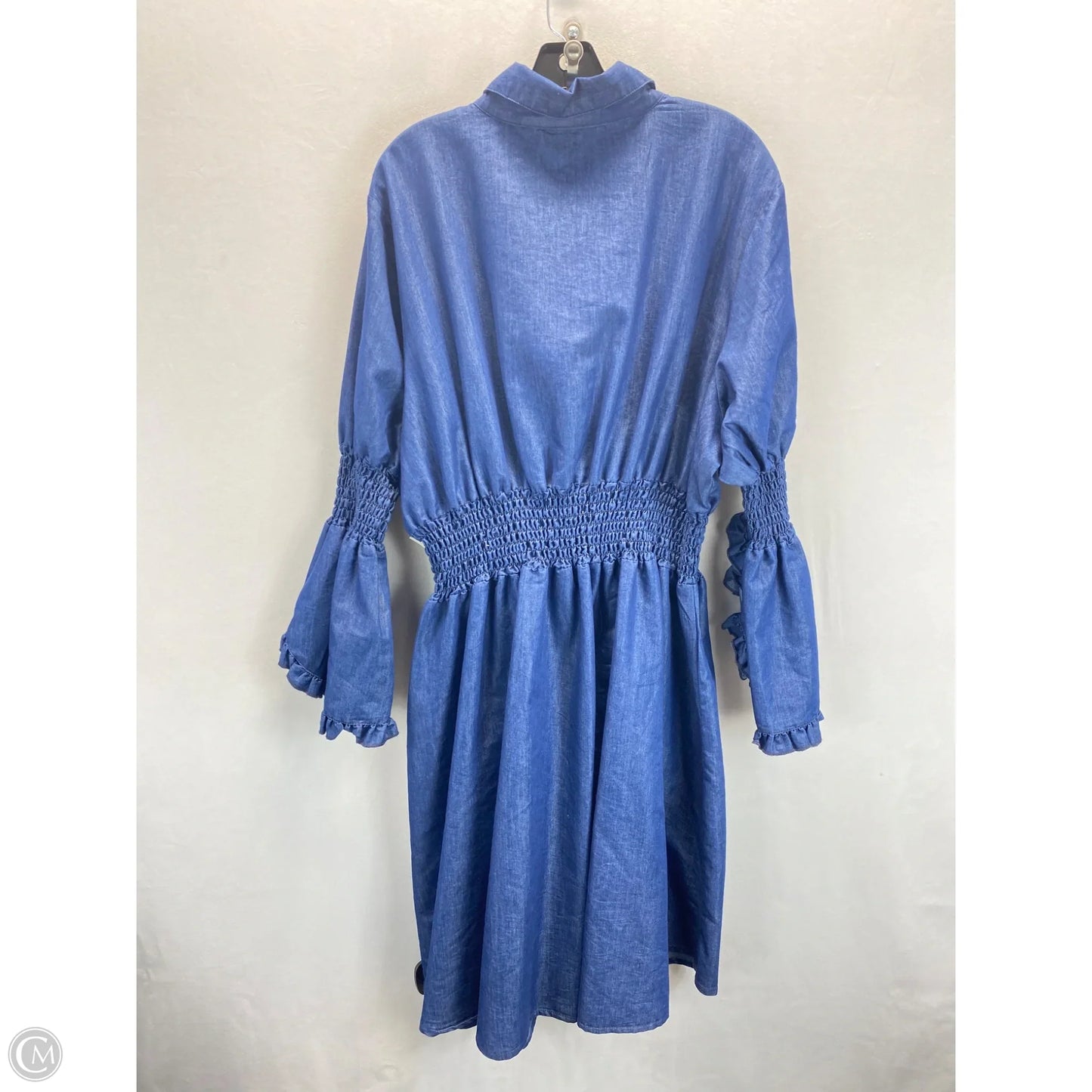 Dress Casual Midi By Ashley Stewart In Blue, Size: 26