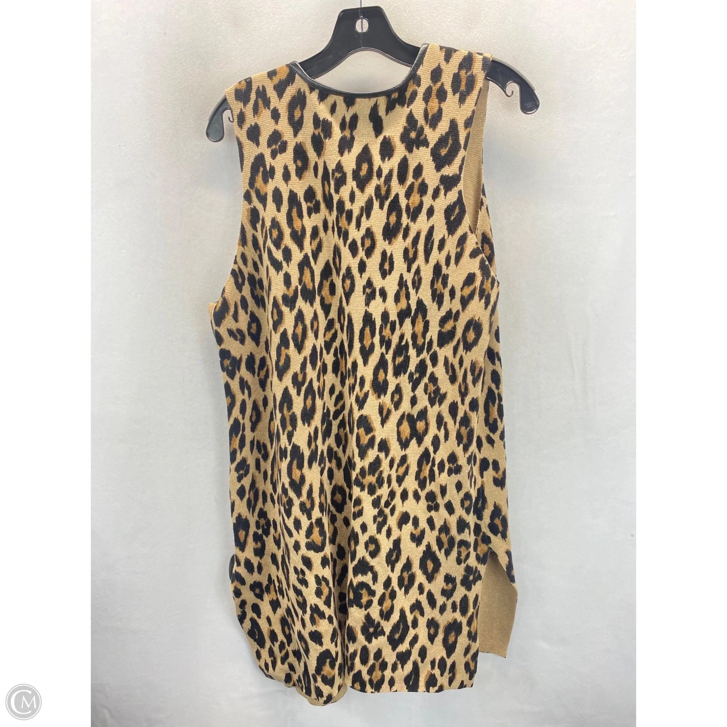 Cardigan By Chicos In Animal Print, Size: L