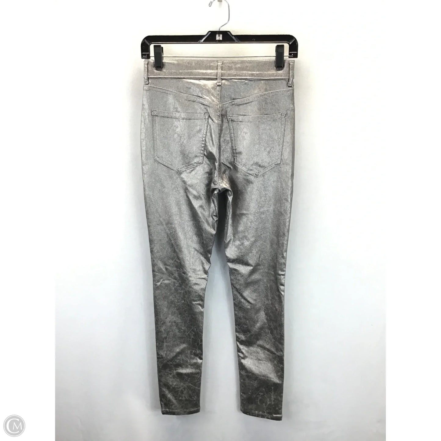 Jeans Skinny By Express In Silver, Size: 2