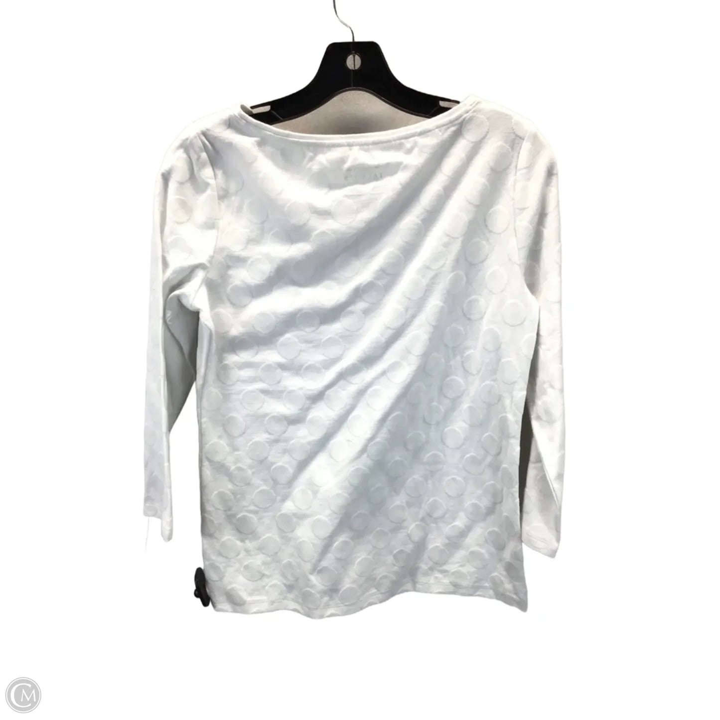 Top Long Sleeve By Talbots In White, Size: Xs