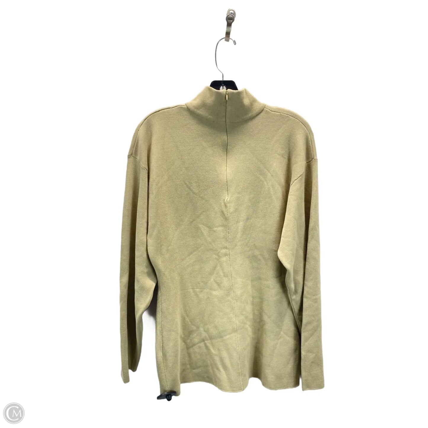 Top Long Sleeve By Zara In Beige, Size: L