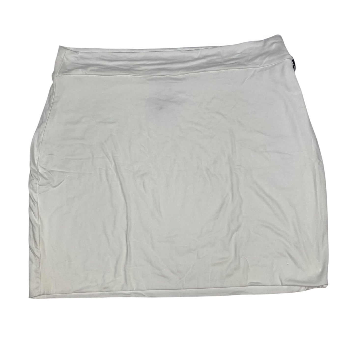 Skirt Set 2Pc By Fashion Nova In White, Size:2X