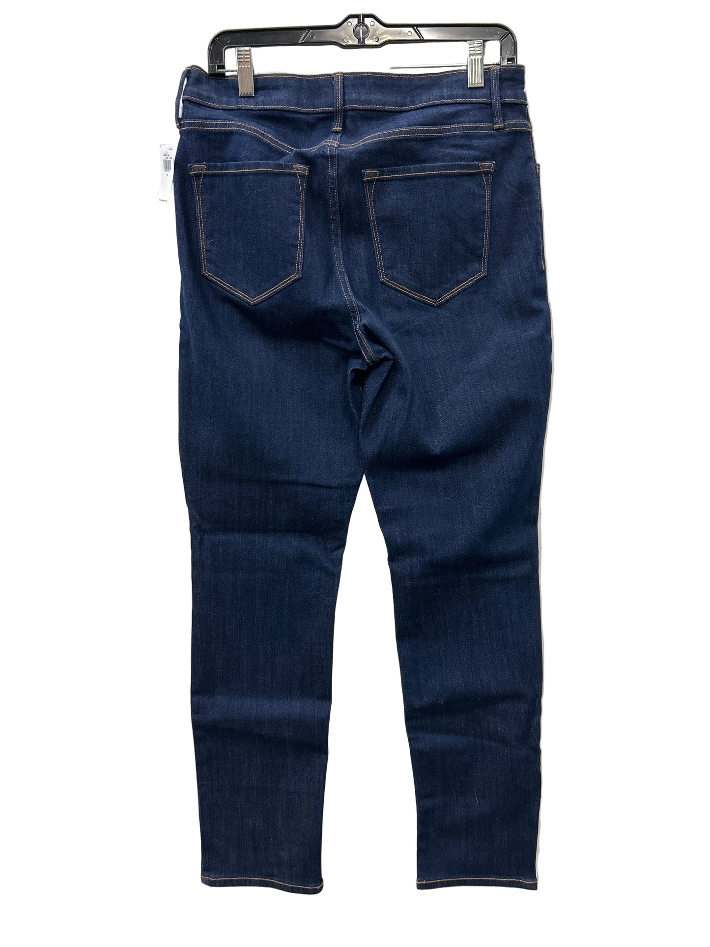 Jeans Straight By Old Navy In Blue Denim, Size:10