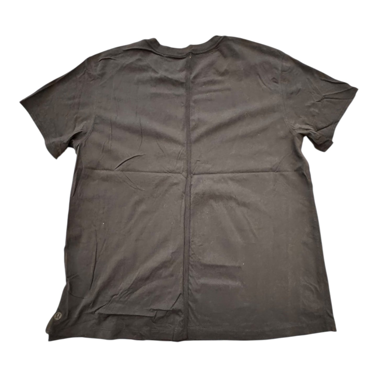 Athletic Top Ss By Lululemon In Black, Size:12