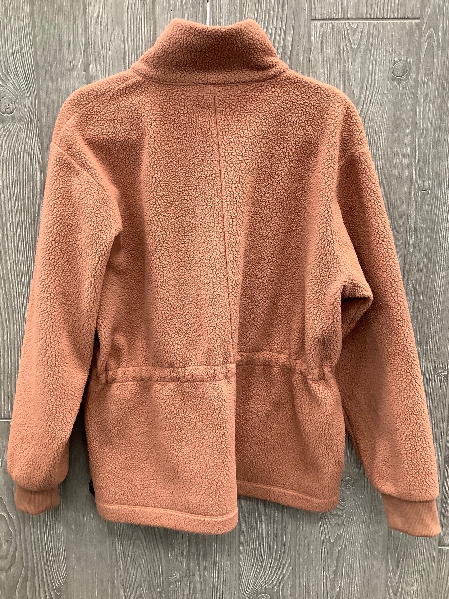 Jacket Fleece By Universal Thread In Brown, Size: M