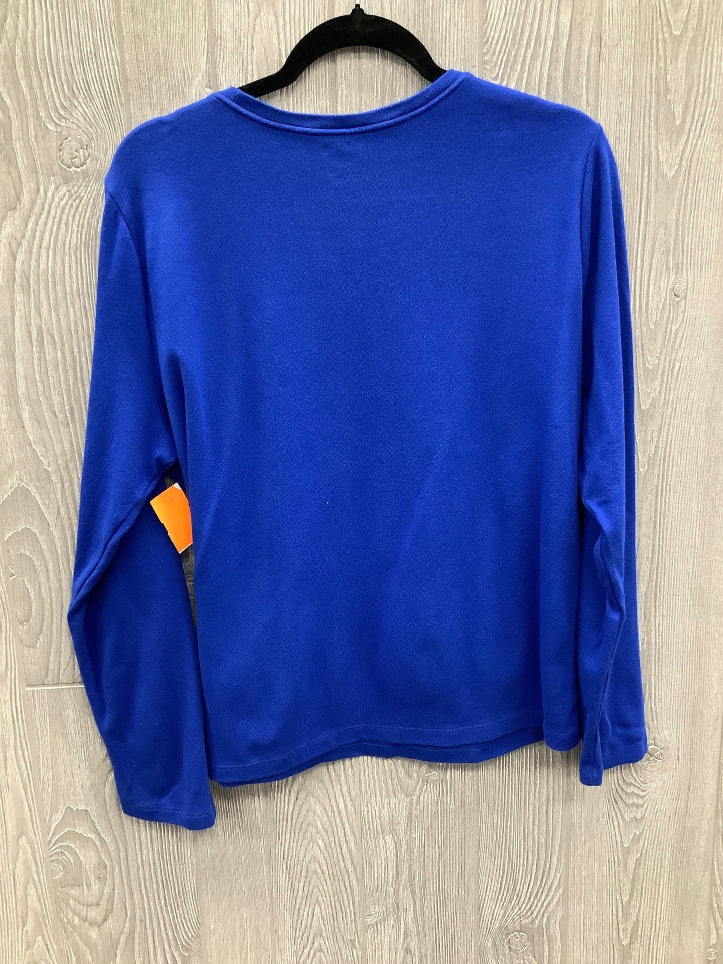 Top Long Sleeve Basic By White Stag In Blue, Size: Xl