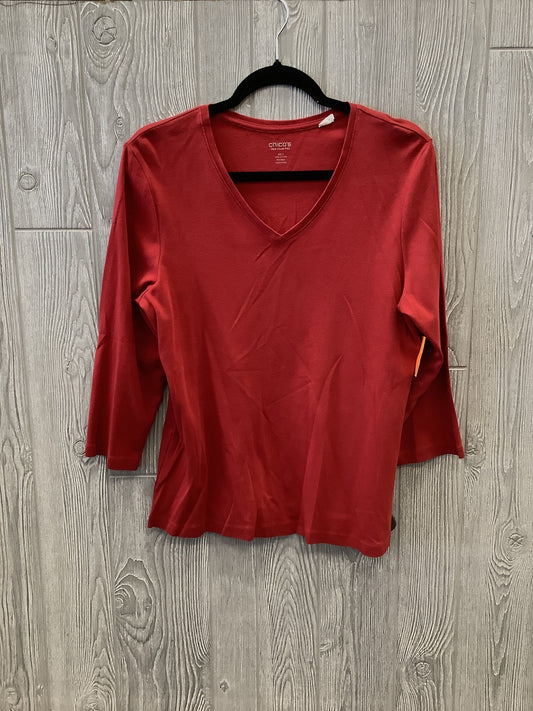 Top 3/4 Sleeve Basic By Chicos  Size: L