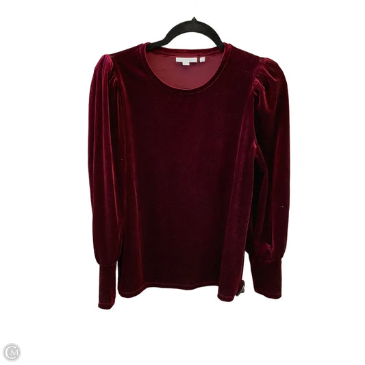 Top Long Sleeve By Chicos In Red, Size: M