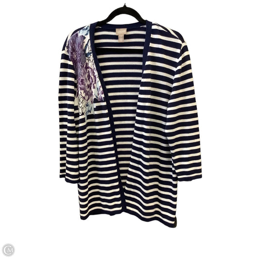 Cardigan By Chicos In Navy, Size: L