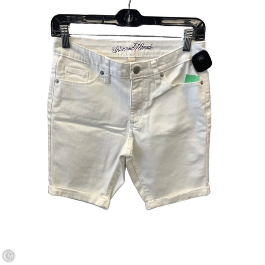 Shorts By Universal Thread In White Denim, Size: 2