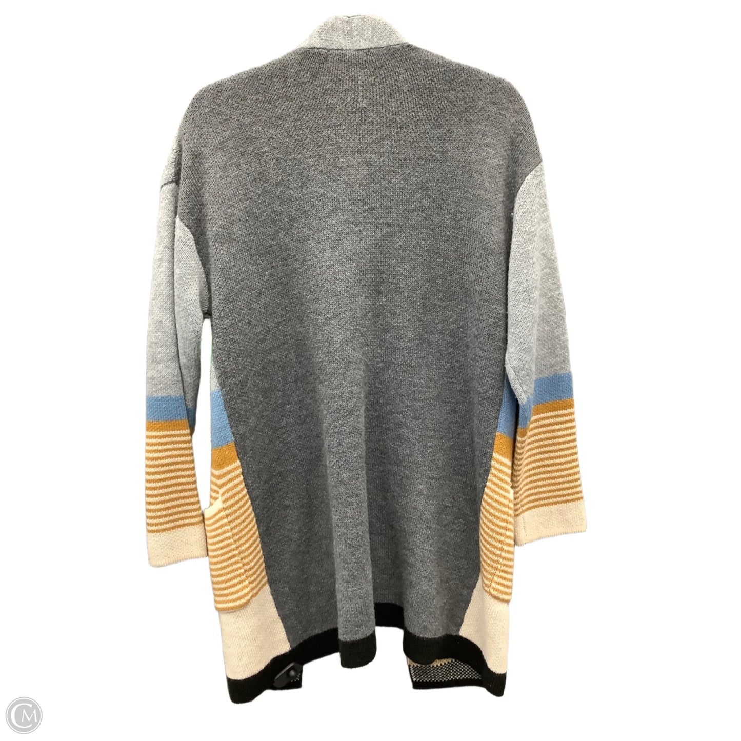 Sweater Cardigan By Staccato In Grey, Size: M