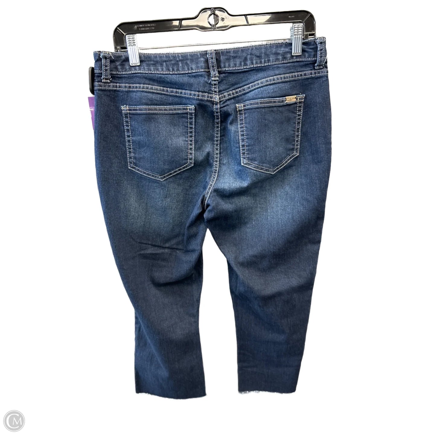 Capris By Jennifer Lopez In Blue Denim, Size: 10