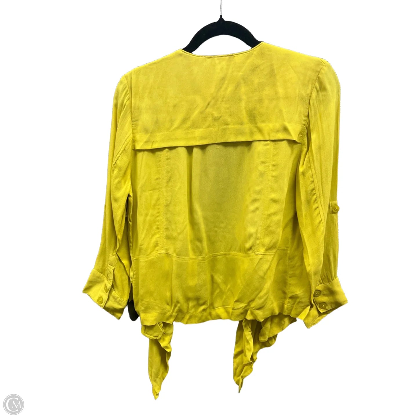 Cardigan By Clothes Mentor In Yellow, Size: S