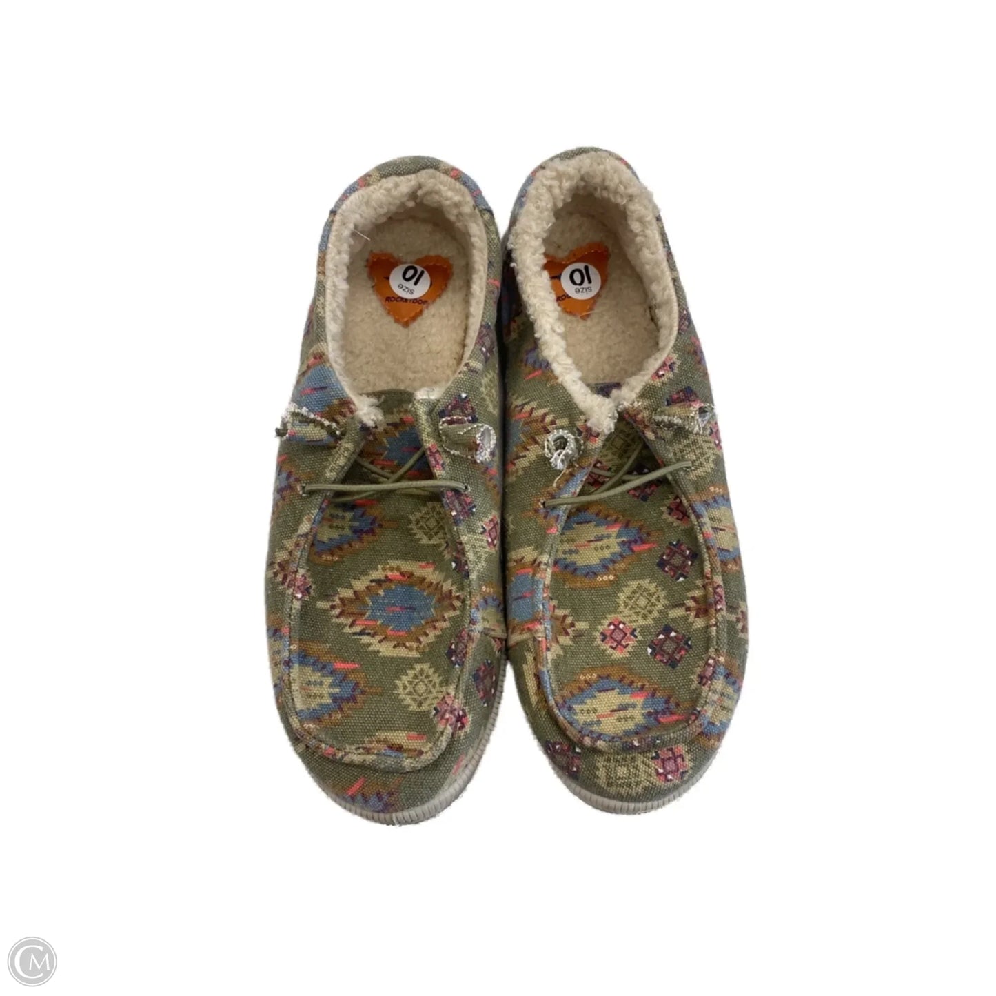 Shoes Flats By Rocket Dogs In Green, Size: 10