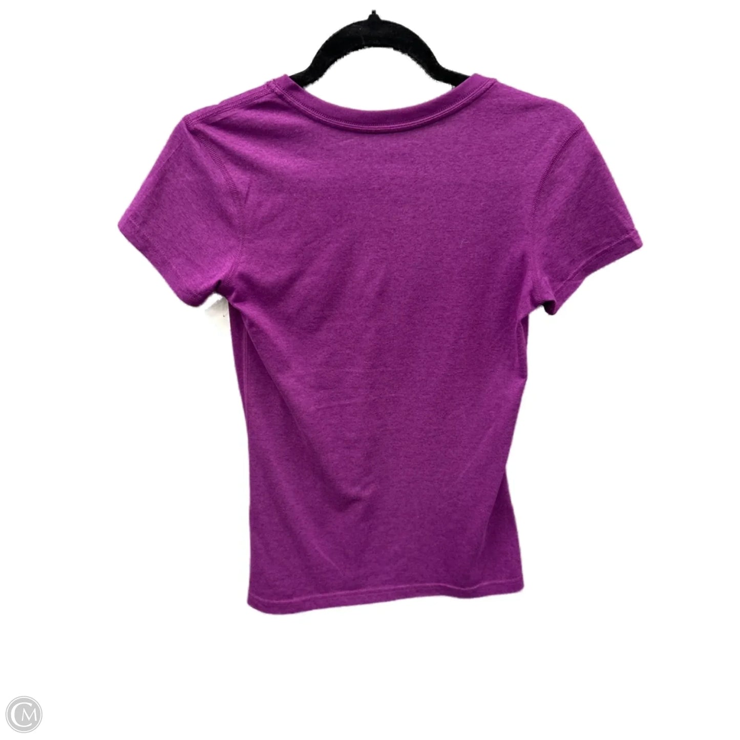 Athletic Top Short Sleeve By Nike Apparel In Purple, Size: Xs