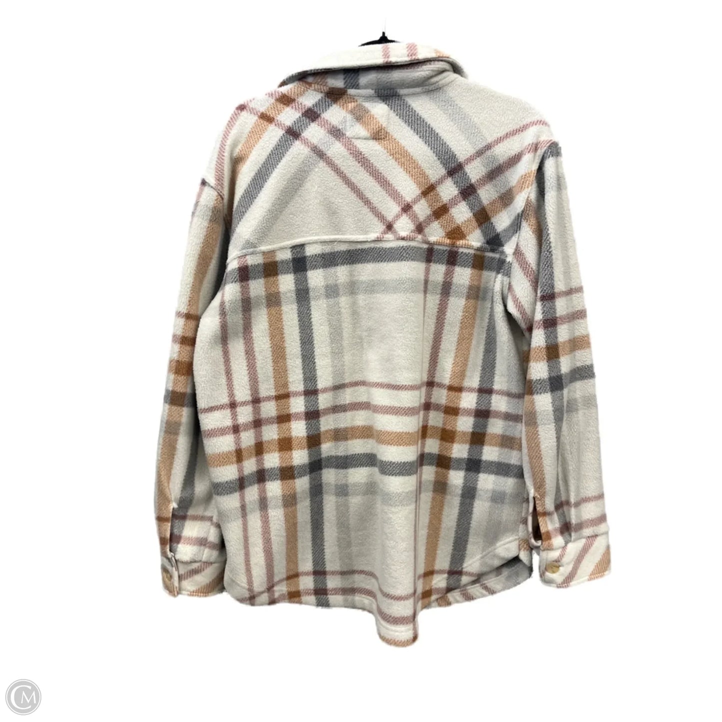 Jacket Shirt By Thread And Supply In Plaid Pattern, Size: L