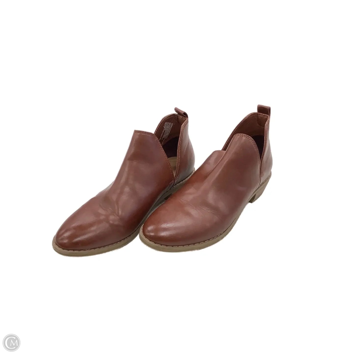 Boots Ankle Flats By Universal Thread In Brown, Size: 7