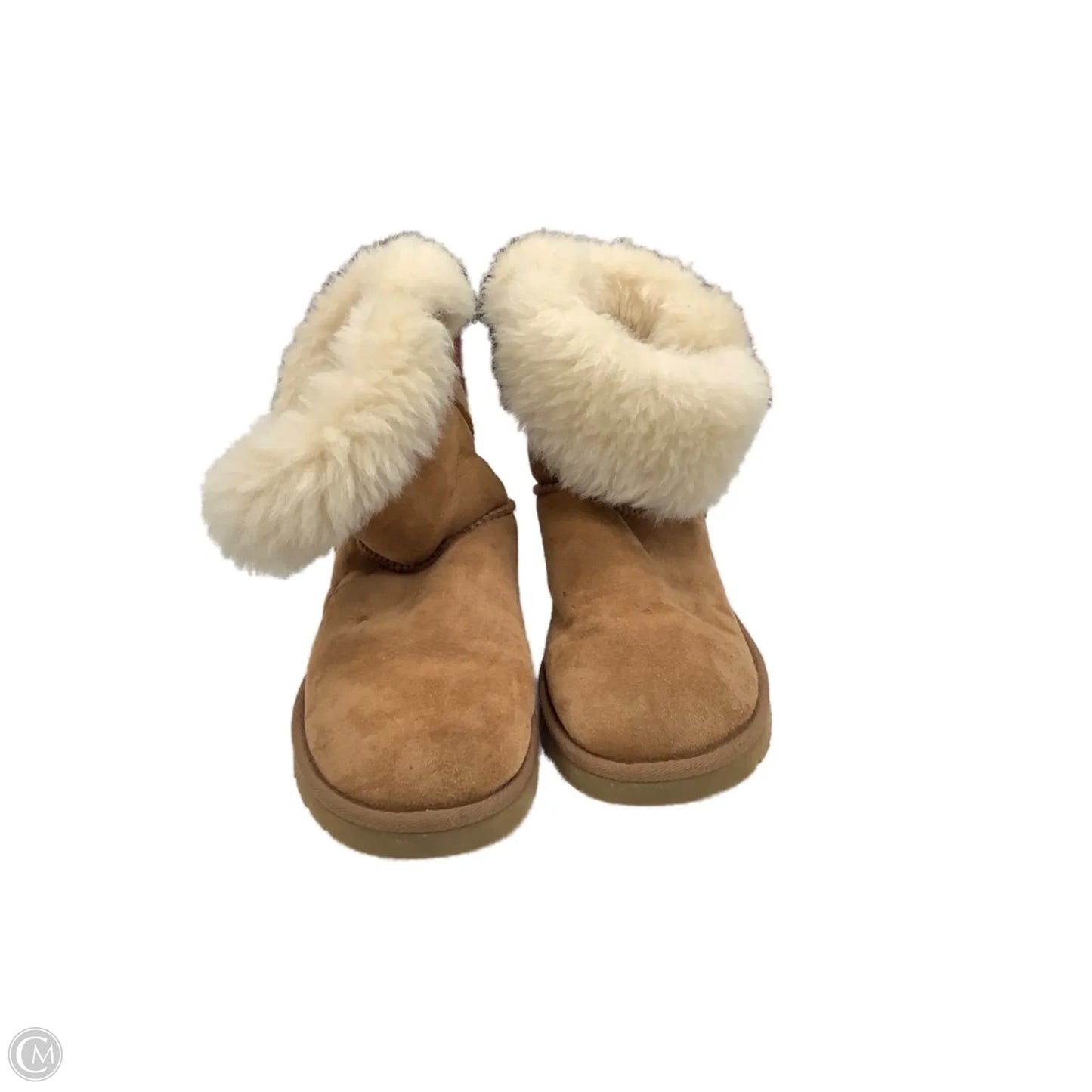 Boots Designer By Ugg In Brown, Size: 7