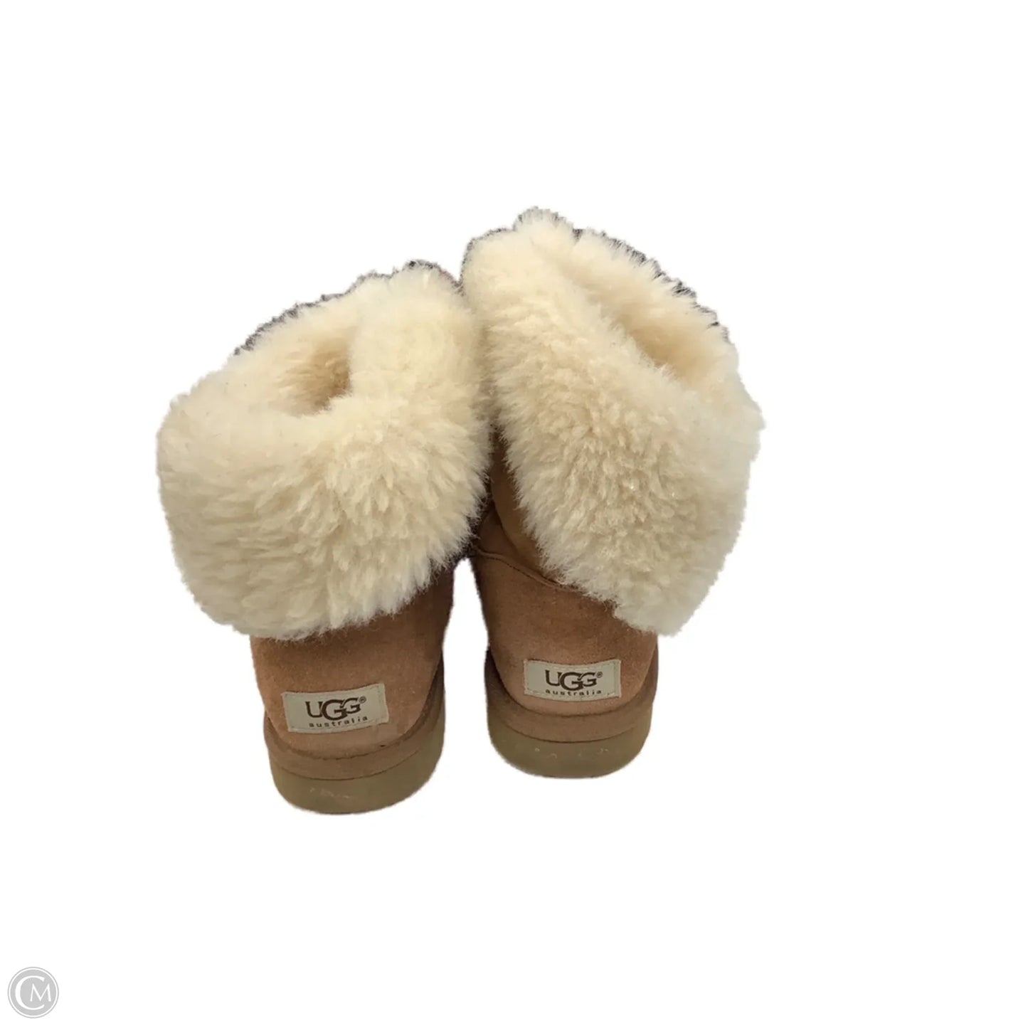 Boots Designer By Ugg In Brown, Size: 7
