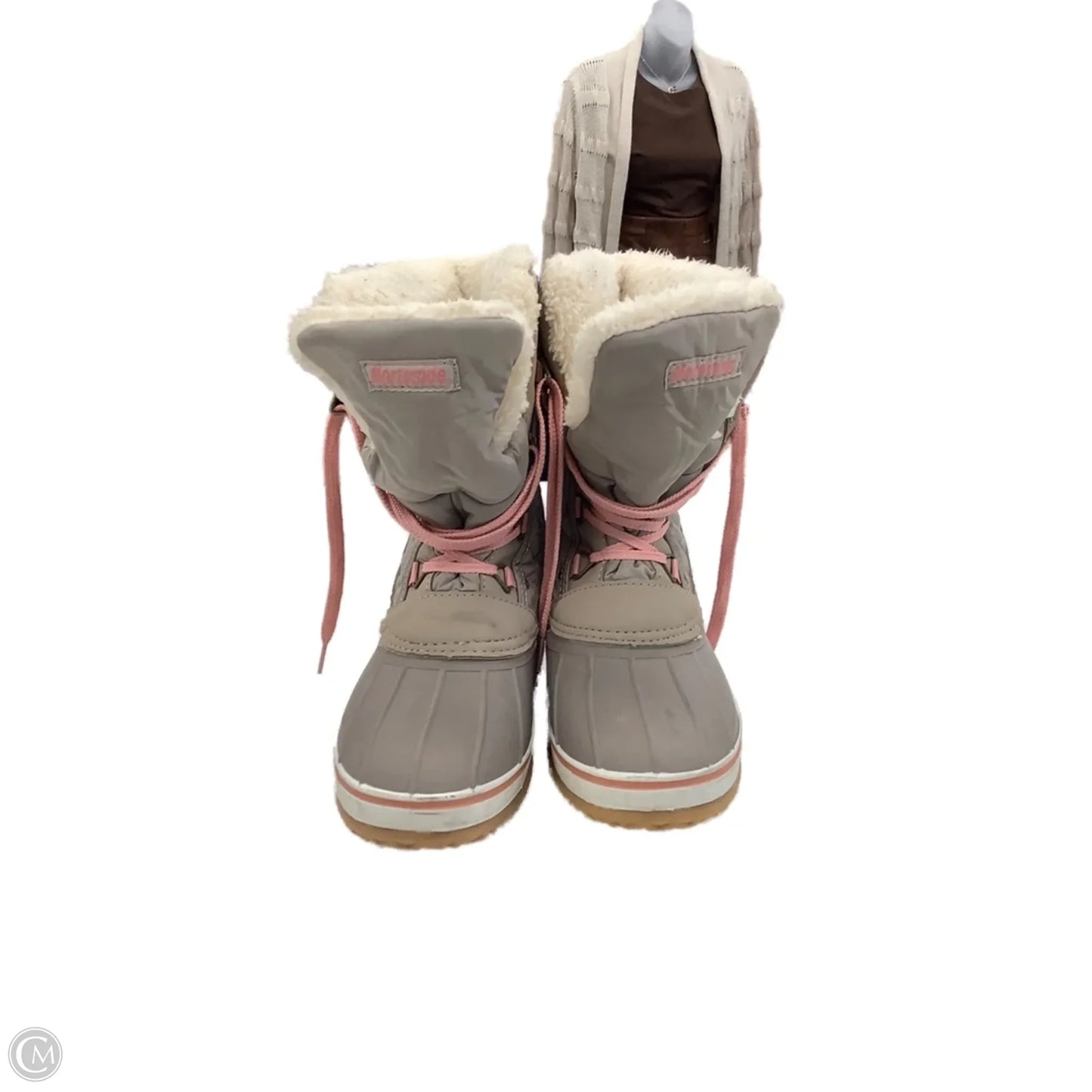 Boots Snow By Clothes Mentor In Grey, Size: 9