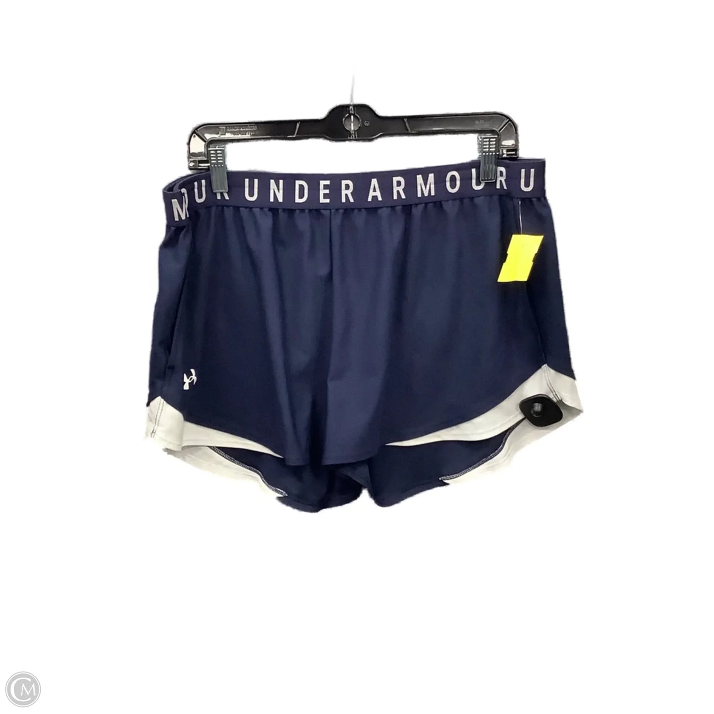 Athletic Shorts By Under Armour In Navy, Size: Xxl