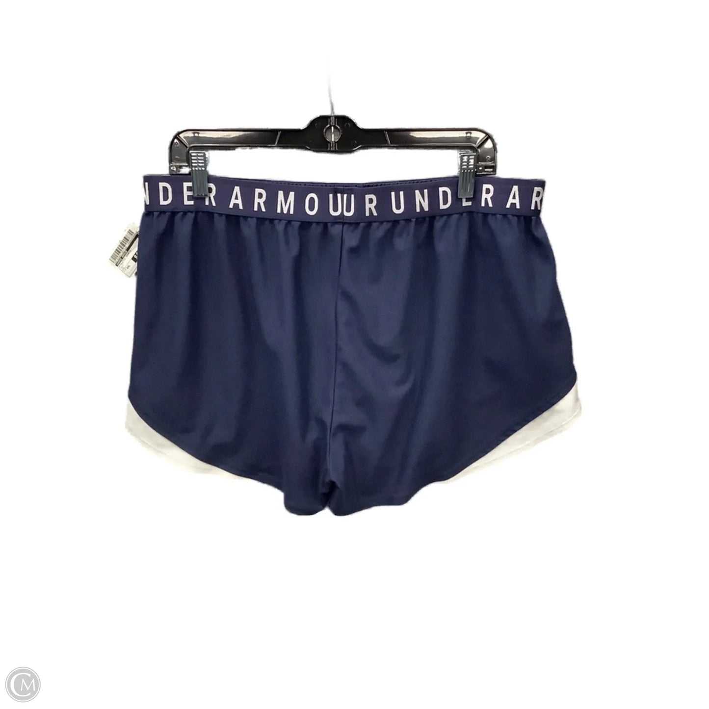 Athletic Shorts By Under Armour In Navy, Size: Xxl