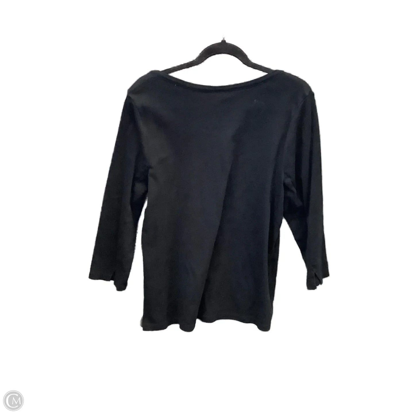 Top Long Sleeve By Style And Company In Black, Size: Xl