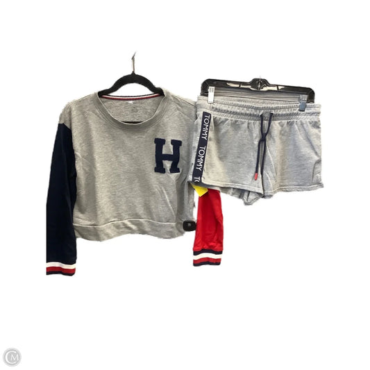 Lounge Set Shorts By Tommy Hilfiger In Grey, Size: M