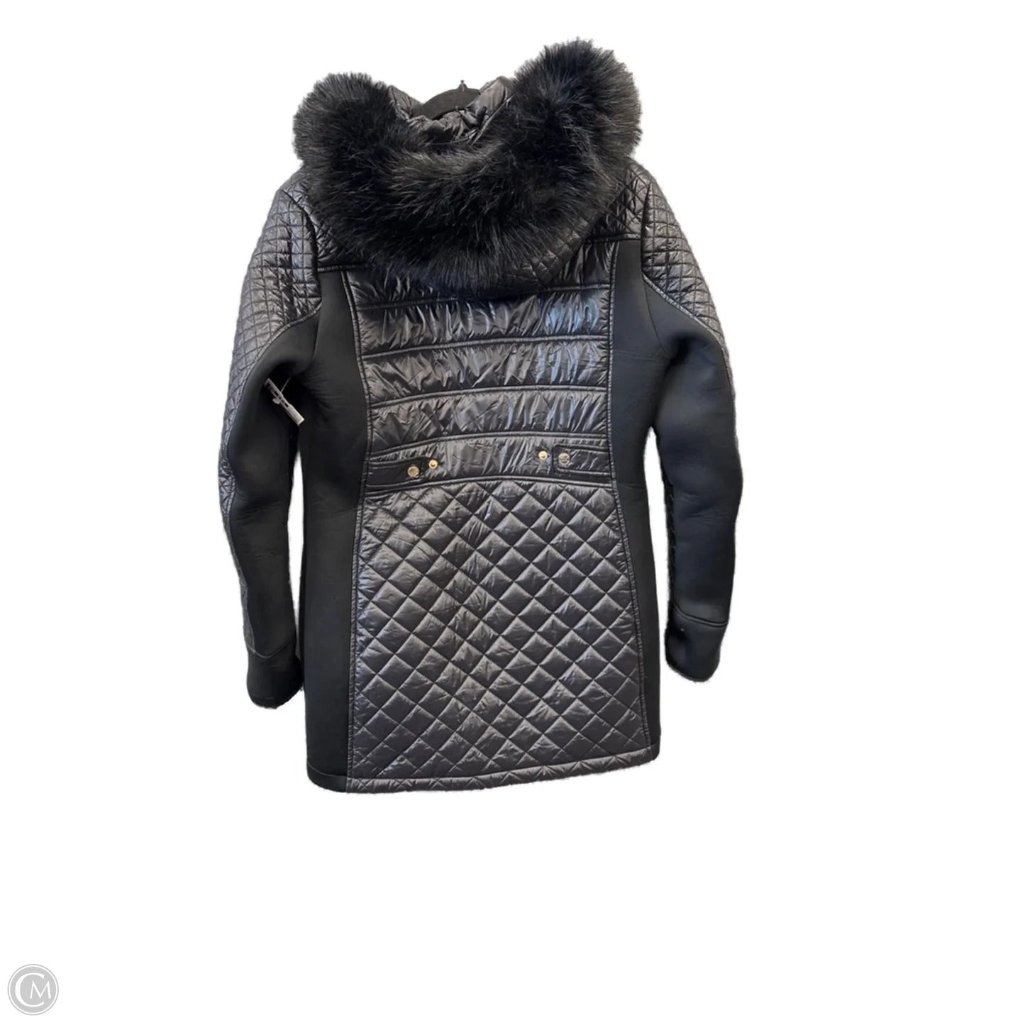 Coat Parka By Michael By Michael Kors In Black, Size: M