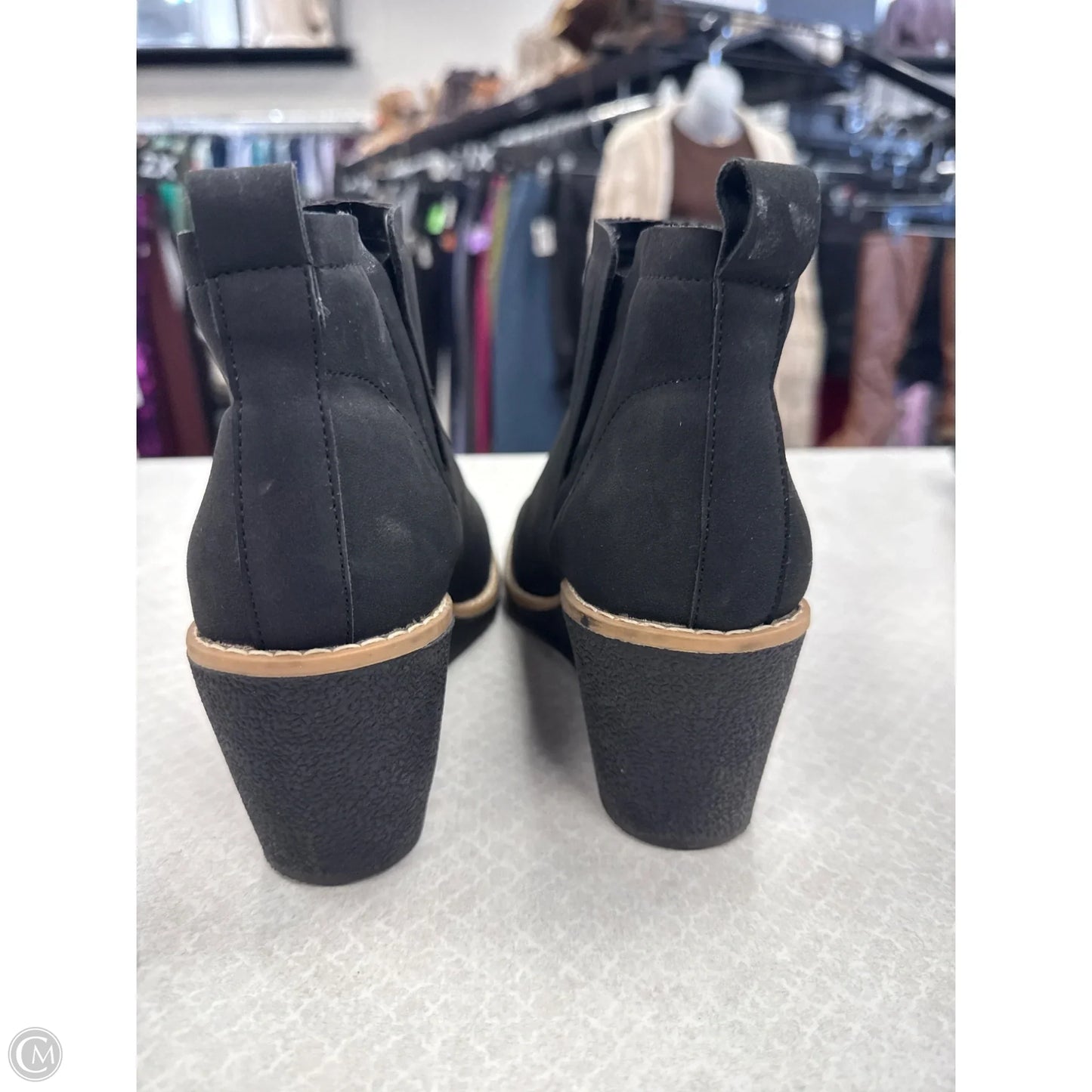 Boots Ankle Heels By St Johns Bay In Black, Size: 6.5